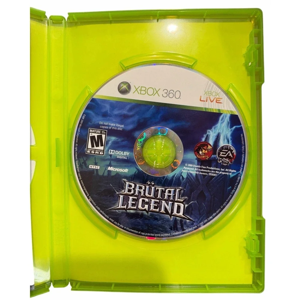 Brutal Legend‎ (Microsoft Xbox 360, 2009) Tested